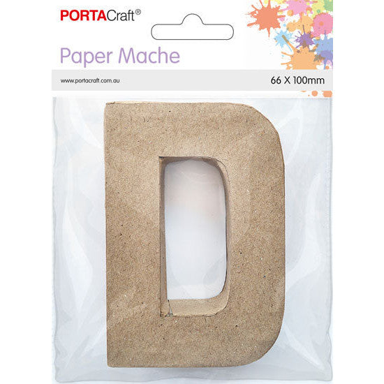 Porta Craft Paper Mache Small D - 6.6x10cm