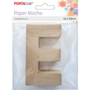 Porta Craft Paper Mache Small E - 5.5x10cm