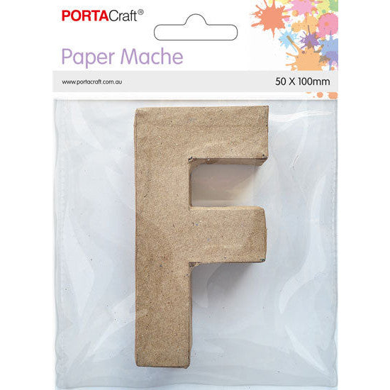 Porta Craft Paper Mache Small F - 5x10cm