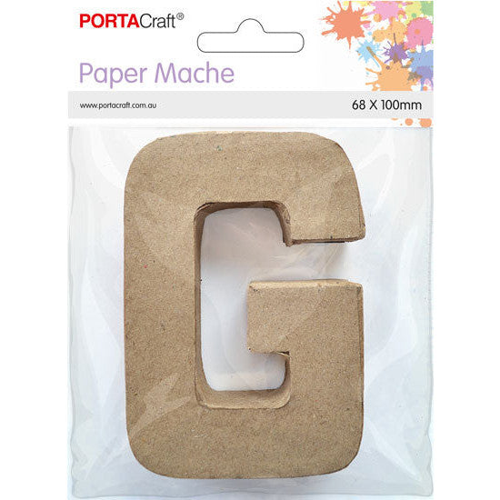 Porta Craft Paper Mache Small G - 6.8x10cm