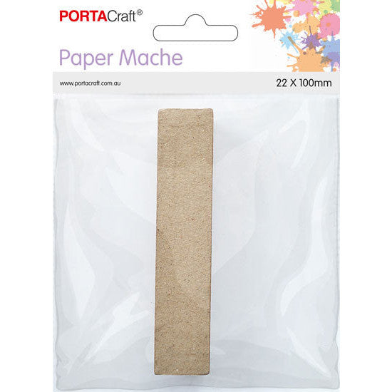 Porta Craft Paper Mache Small I - 2.2x10cm