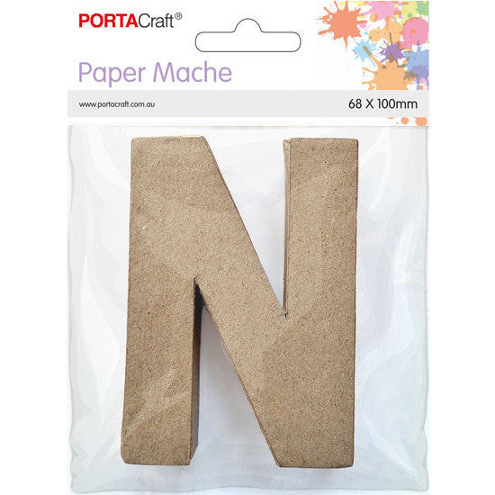 Porta Craft Paper Mache Small N - 6.8x10cm