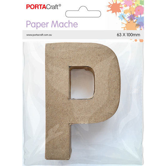 Porta Craft Paper Mache Small P - 6.3x10cm
