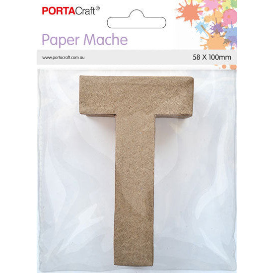 Porta Craft Paper Mache Small T - 5.8x10cm