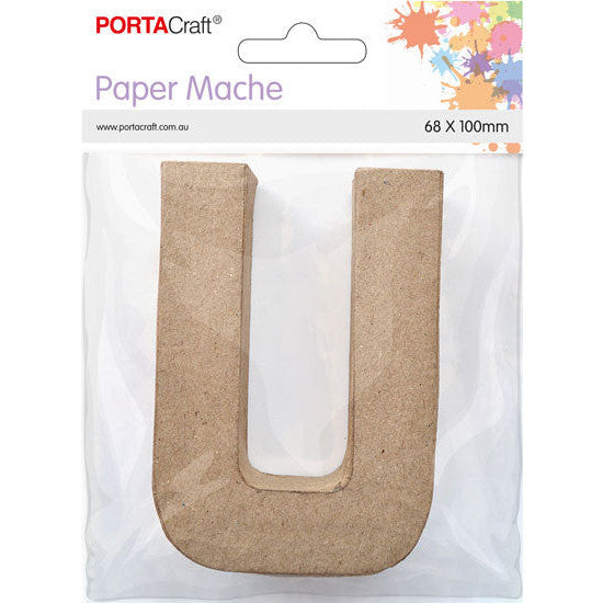 Porta Craft Paper Mache Small U - 6.8x10cm