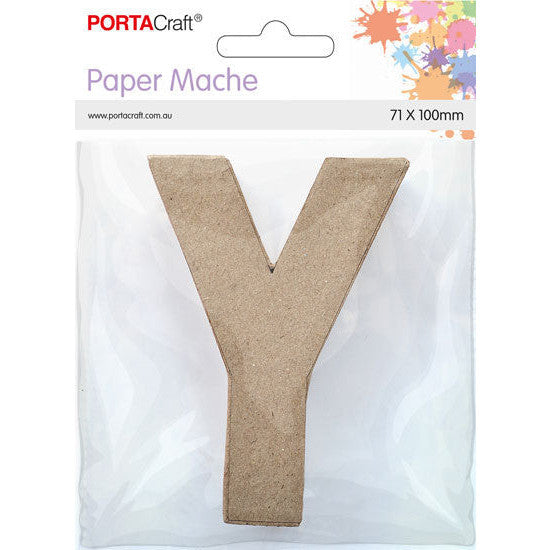 Porta Craft Paper Mache Small Y - 7.1x10cm