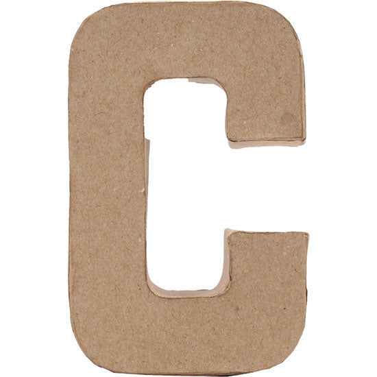Porta Craft Paper Mache Large C - 12.5x19.5cm