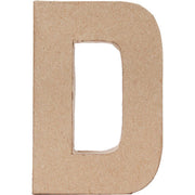 Porta Craft Paper Mache Large D - 13.2x19.5cm