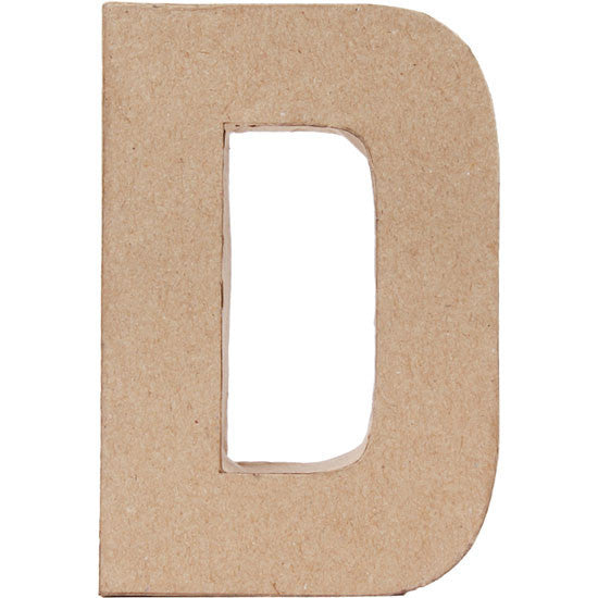 Porta Craft Paper Mache Large D - 13.2x19.5cm