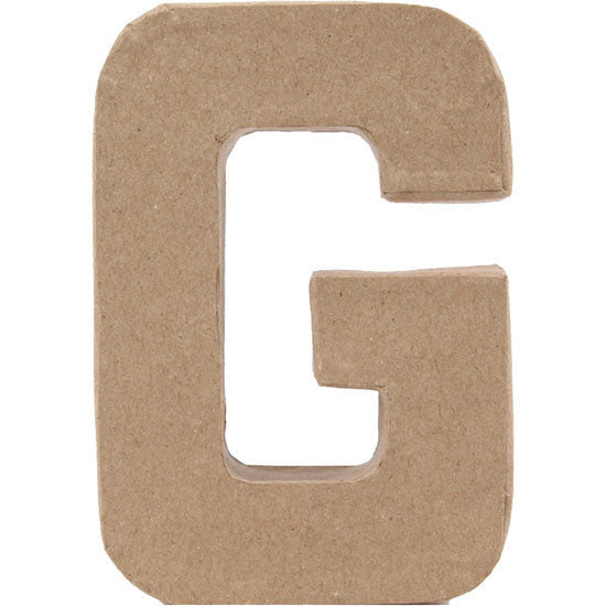 Porta Craft Paper Mache Large G - 13.2x19.5cm