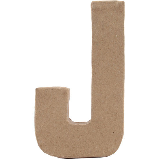 Porta Craft Paper Mache Large J - 11.2x19.5cm