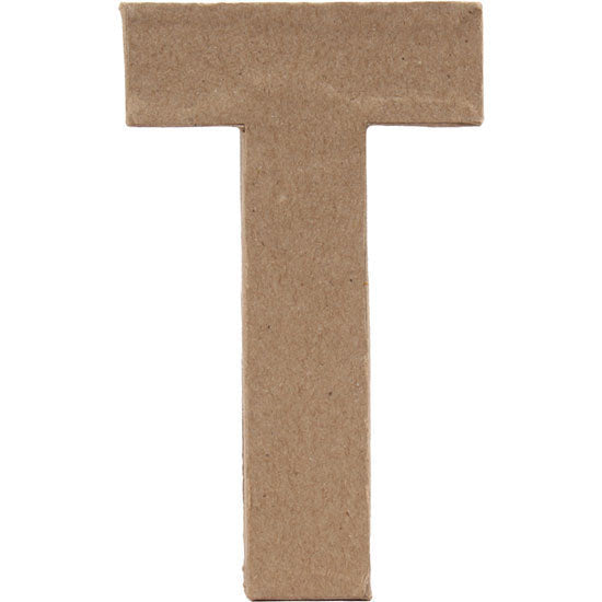 Porta Craft Paper Mache Large T - 11.7x19.5cm
