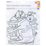 Printed Cardstock Farm Animals 12pk