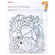 Printed Cardstock Sea Life 12pk