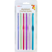 Porta Craft Aluminium Crochet Hook Set 3.75mm–6.5mm 6pk