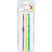 Porta Craft Plastic Crochet Hook Set 4mm, 5mm, 5.5mm 3pk