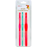 Porta Craft Plastic Crochet Hook Set 6mm, 6.5mm, 10mm 3pk