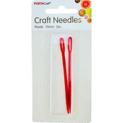 Porta Craft Plastic Craft Needles 70mm 2pk