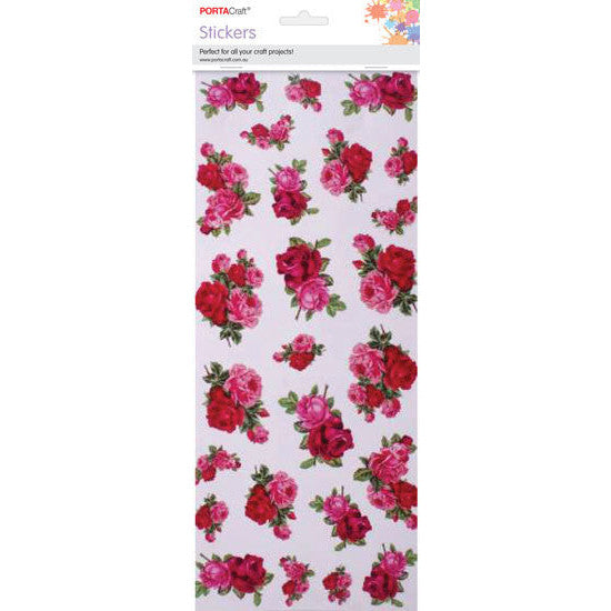 Porta Craft Rose Bouquet Sticker Sheet