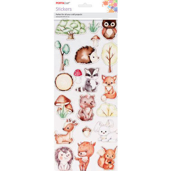 Porta Craft Cute Animals Sticker Sheet