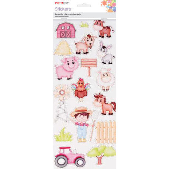 Porta Craft On the Farm Sticker Sheet