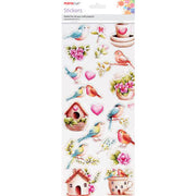 Porta Craft Birdie Garden Sticker Sheet