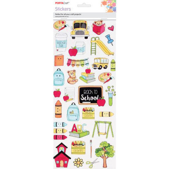 Porta Craft School Days Sticker Sheet