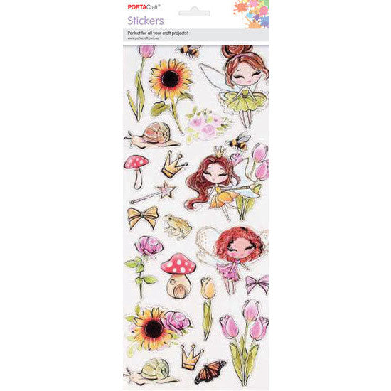 Porta Craft Fairy Princess Sticker Sheet