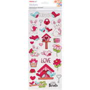 Porta Craft Love Birds Sticker Sheet