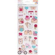 Porta Craft Teddy Romance Sticker Sheet