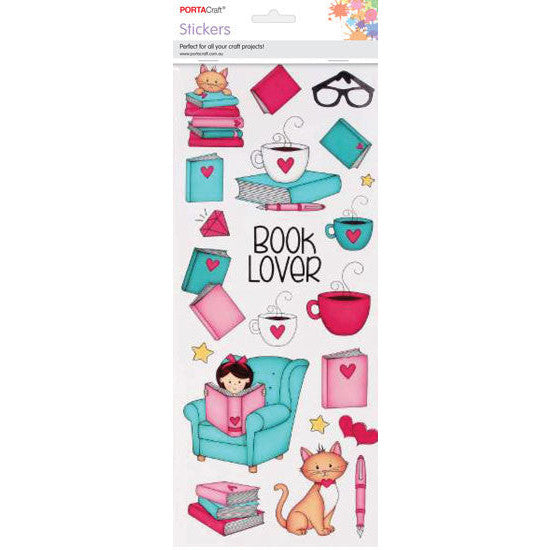 Porta Craft Book Lover Sticker Sheet