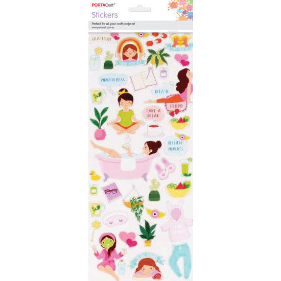 Porta Craft Blissful Moments Decorative Sticker Sheet