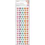 Porta Craft Puffy Flower Stickers 99pk