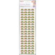 Porta Craft Puffy Rainbow Stickers 76pk