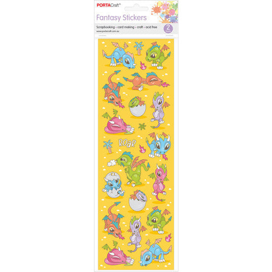 Porta Craft Whimsical Fantasy Stickers - 2 Sheets