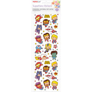Porta Craft Superhero Action Sticker - 2 Sheets