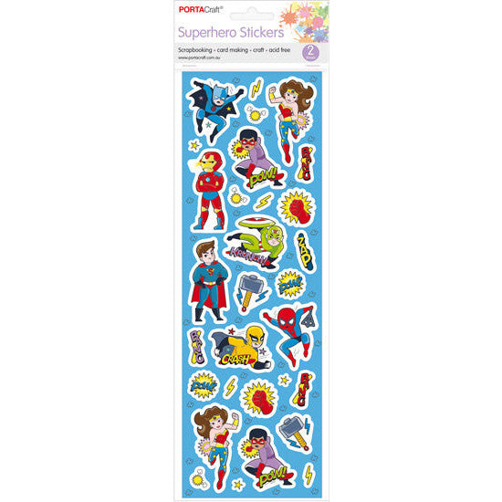Porta Craft Hero Power Sticker - 2 Sheets