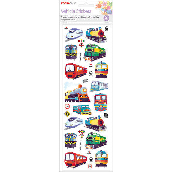 Porta Craft Things That Go Sticker - 2 Sheets