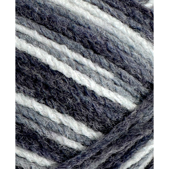 Knitting Yarn 100g 220m 8ply Multi Storm Cloud