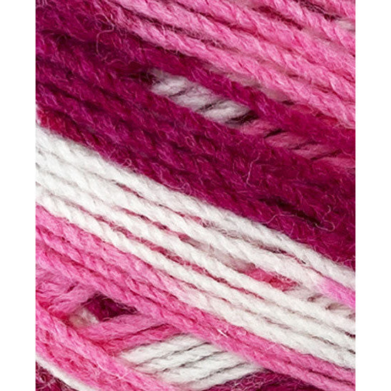 Knitting Yarn 100g 220m 8ply Multi Very Berry