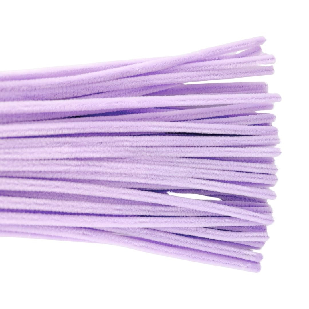 Chenille Stems 6mm 50pk Lilac