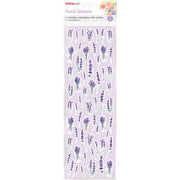 Porta Craft Lavender Floral Stickers - 2 Sheets