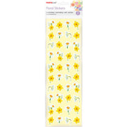 Porta Craft Daffodil Floral Stickers - 2 Sheets