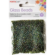 Glass Beads 3mm 50g - Pickle