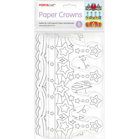 Cardstock Crowns Prince 6pk