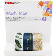Porta Craft Washi Tape 15mm x 5m - Big Dreams 3pk