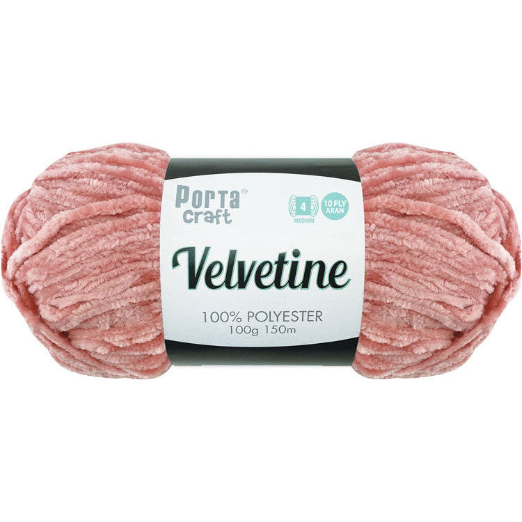 Velvetine Yarn 100g 150m Dusty Pink