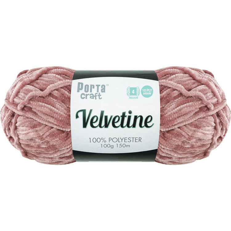 Velvetine Yarn 100g 150m Mauve