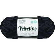 Velvetine Yarn 100g 150m Black