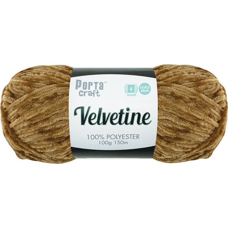 Velvetine Yarn 100g 150m Teddy Bear